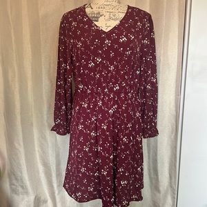 Maroon Shien Dress